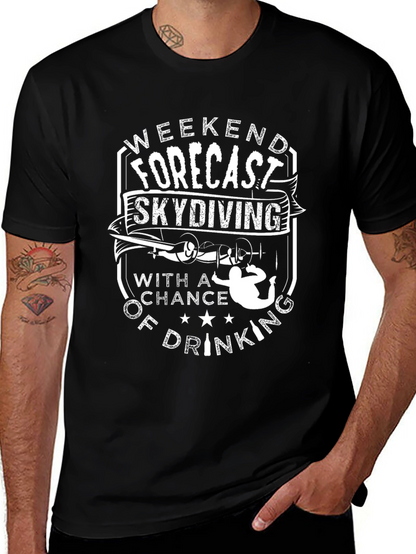 Weekend Forecast Skydiving T-Shirt