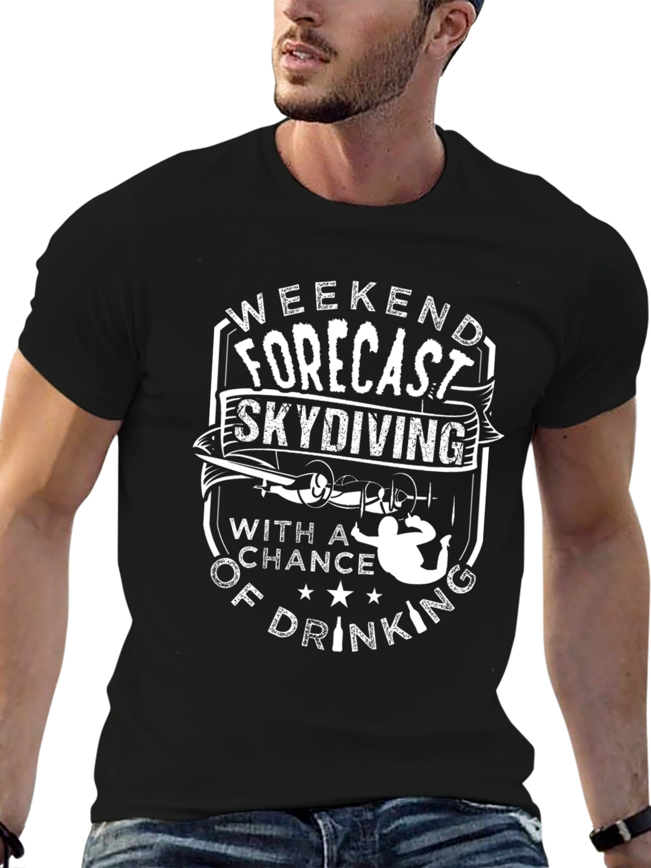 Weekend Forecast Skydiving T-Shirt