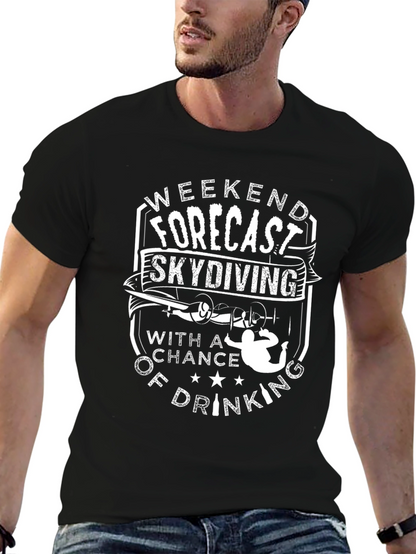 Weekend Forecast Skydiving T-Shirt