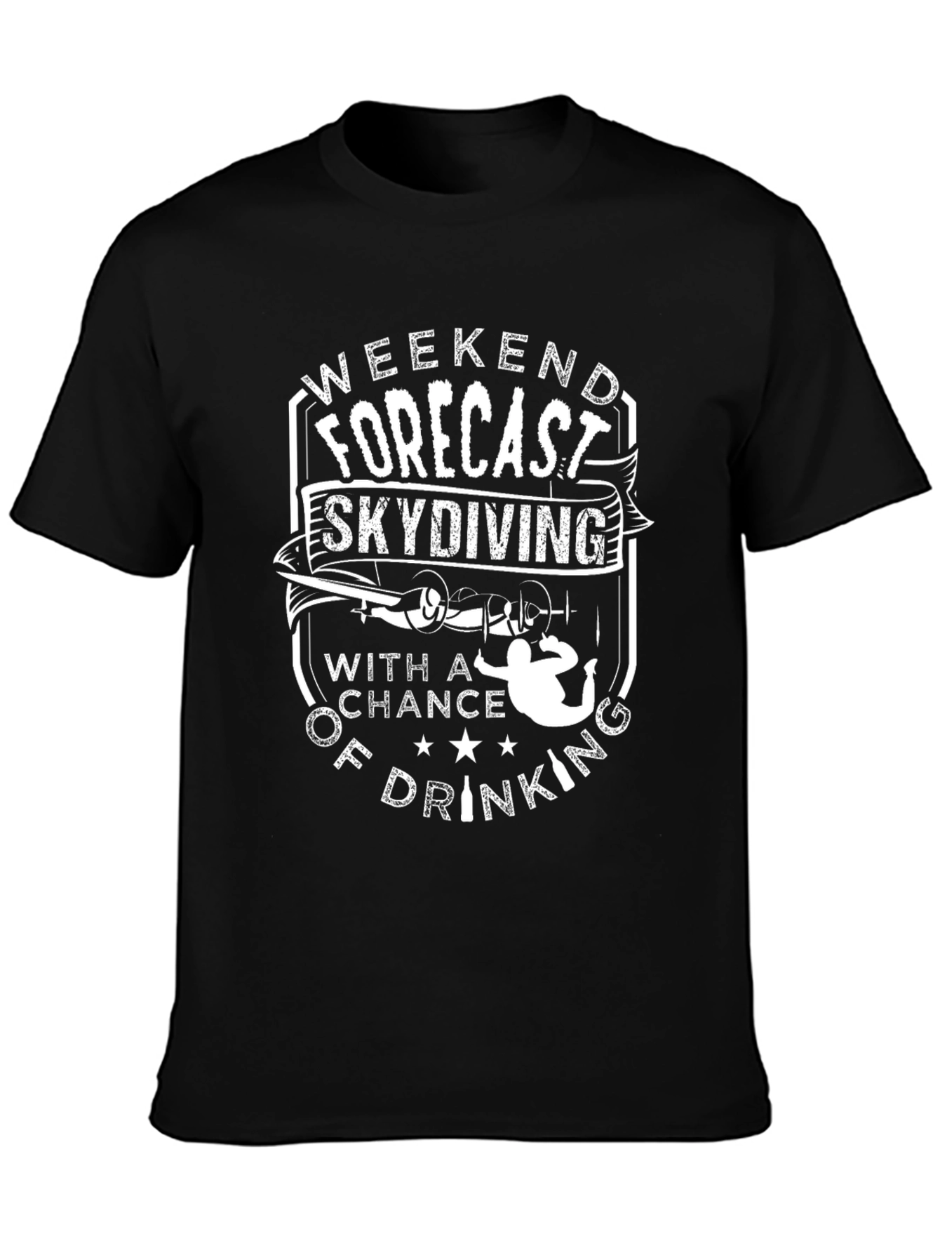 Weekend Forecast Skydiving T-Shirt