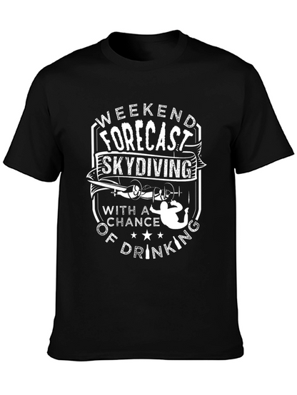 Weekend Forecast Skydiving T-Shirt
