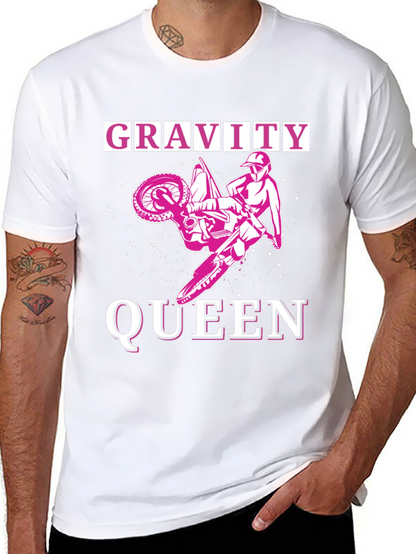 Gravity Queen Motocross T-Shirt - Black