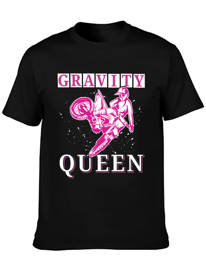 Gravity Queen Motocross T-Shirt - Black