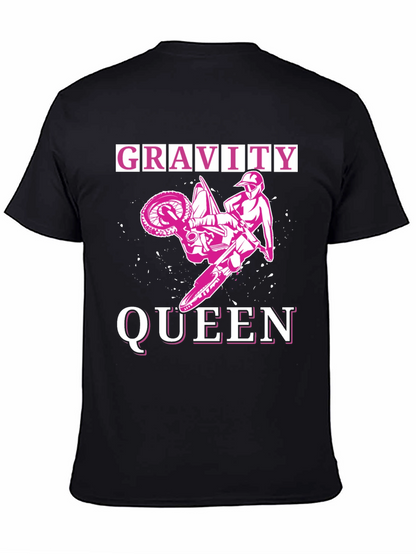 Gravity Queen Motocross T-Shirt - Black