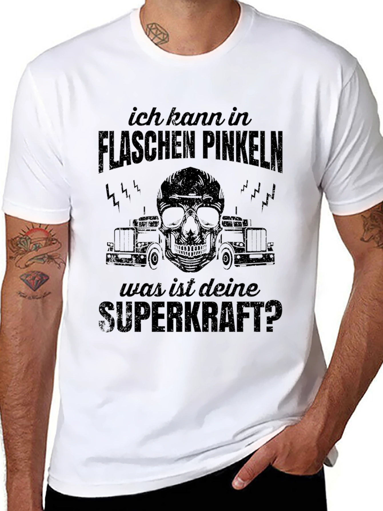 Funny German T-Shirt - My Superpower!