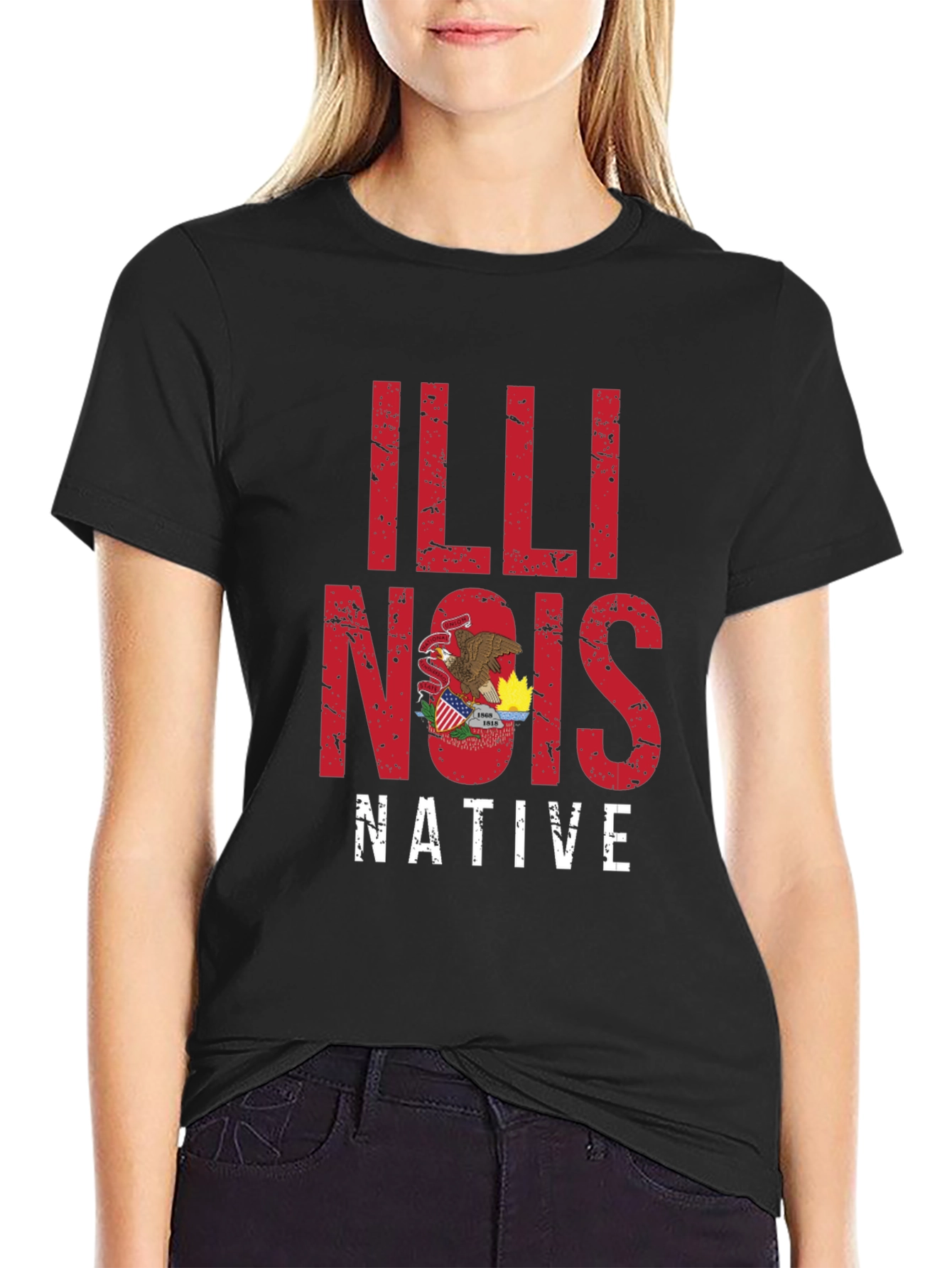 Illinois Native Graphic Tee - State Pride Shirt
