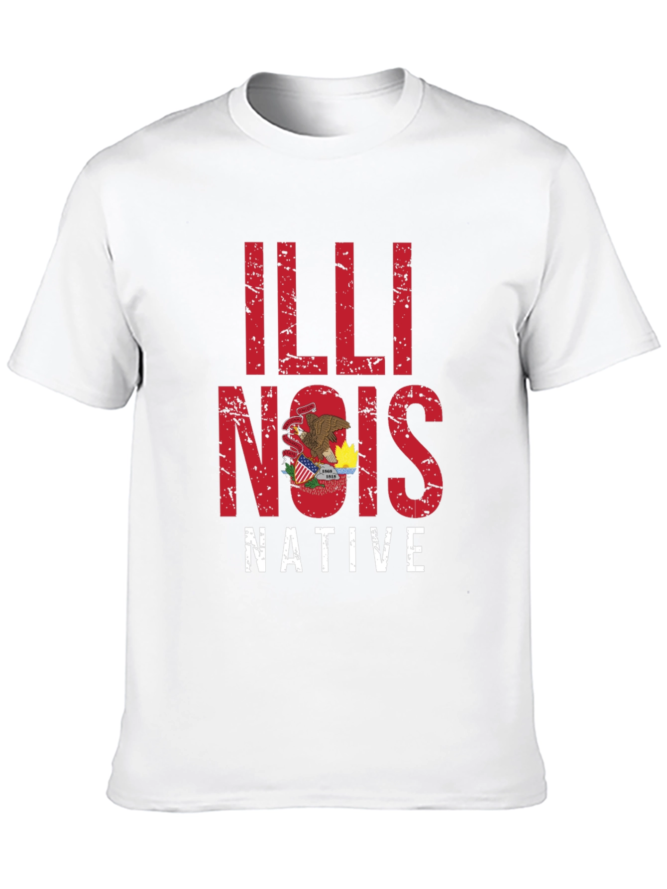 Illinois Native Graphic Tee - State Pride Shirt