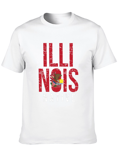 Illinois Native Graphic Tee - State Pride Shirt