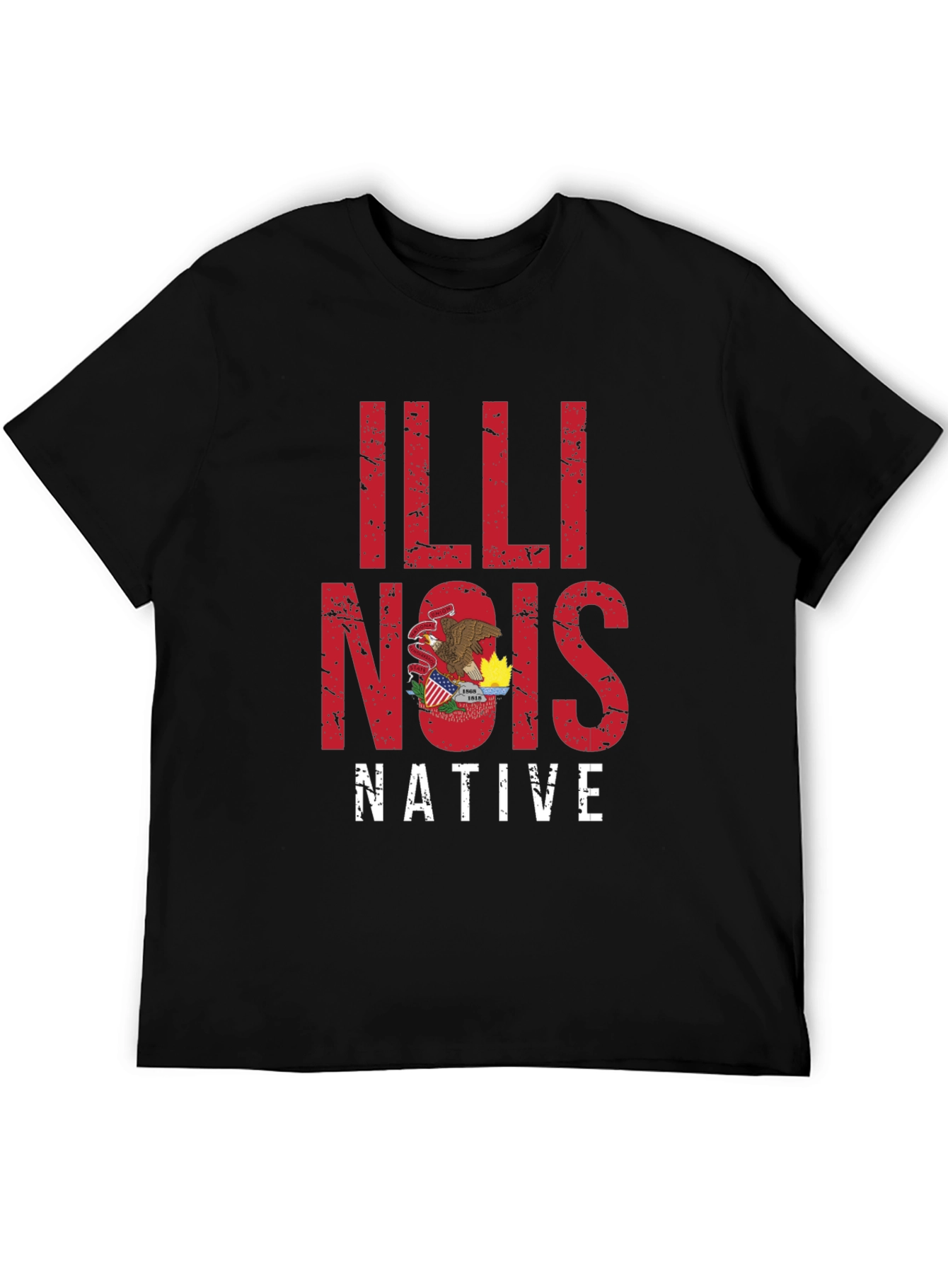 Illinois Native Graphic Tee - State Pride Shirt