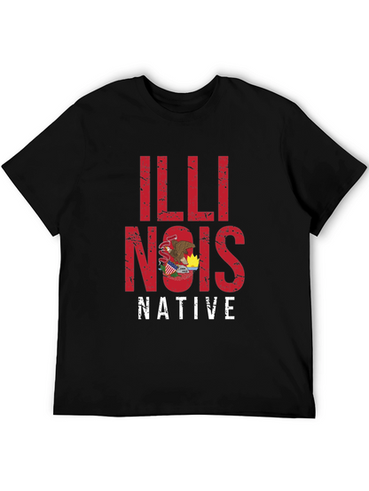 Illinois Native Graphic Tee - State Pride Shirt