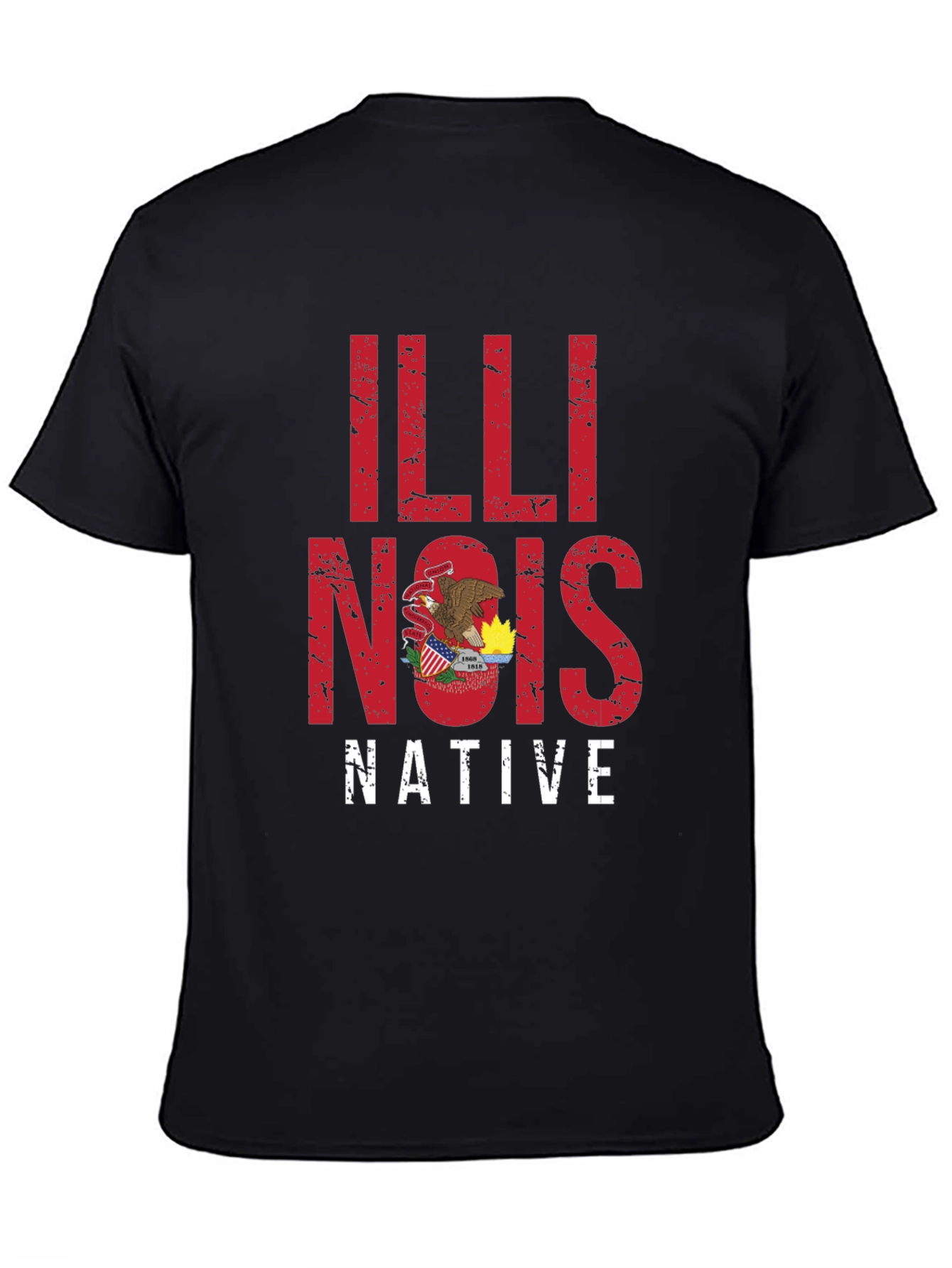 Illinois Native Graphic Tee - State Pride Shirt