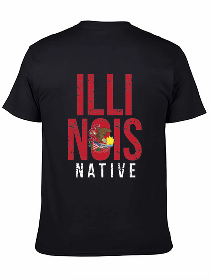 Illinois Native Graphic Tee - State Pride Shirt