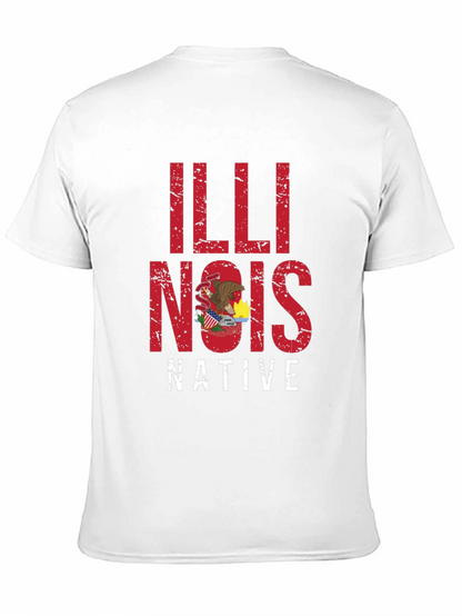 Illinois Native Graphic Tee - State Pride Shirt