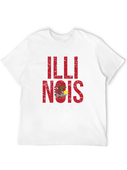 Illinois Native Graphic Tee - State Pride Shirt