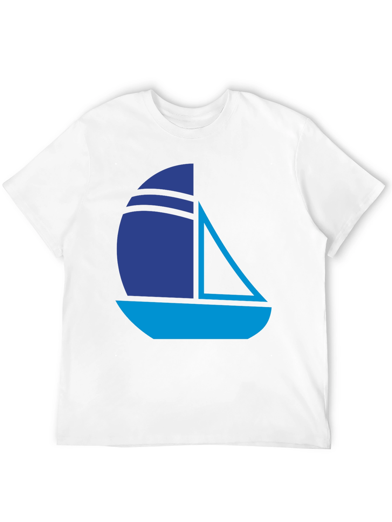 Nautical Sailboat Graphic Tee - Stylish Black T-Shirt