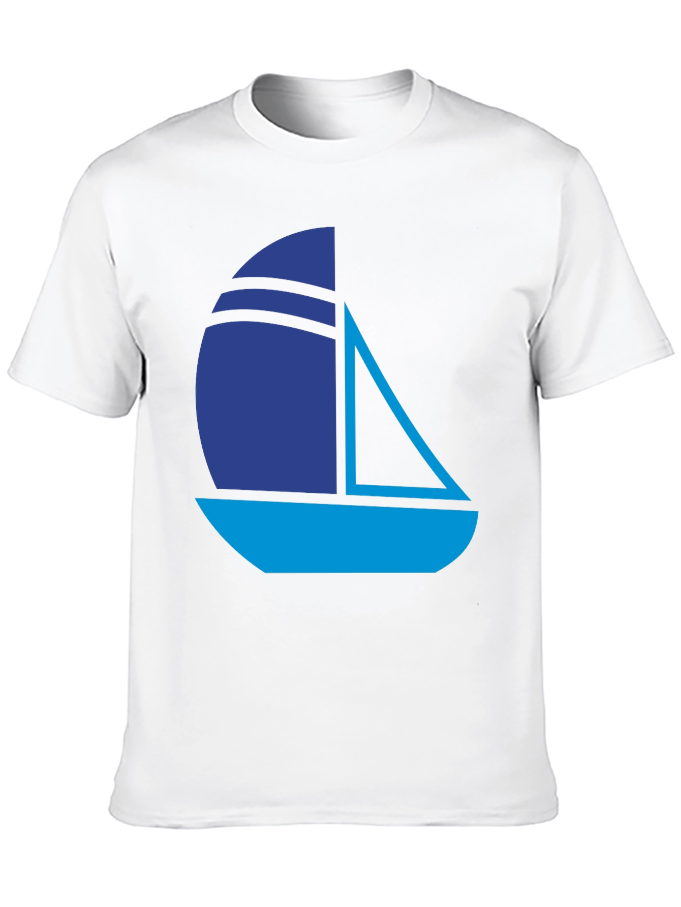 Nautical Sailboat Graphic Tee - Stylish Black T-Shirt