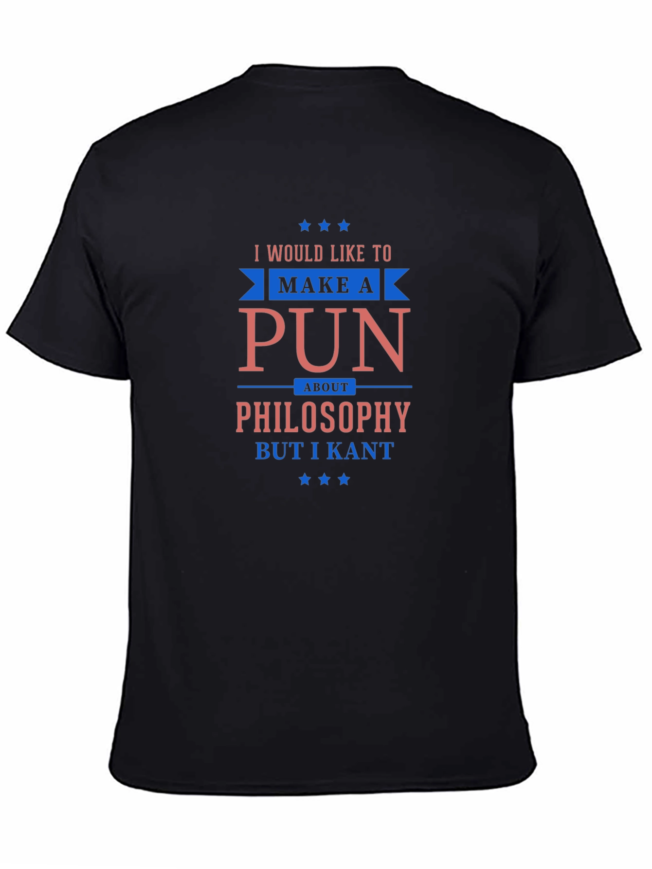 Funny Philosophy Pun T-Shirt - I Kant