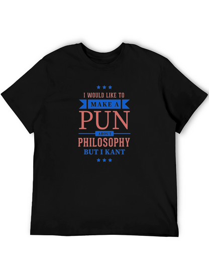 Funny Philosophy Pun T-Shirt - I Kant