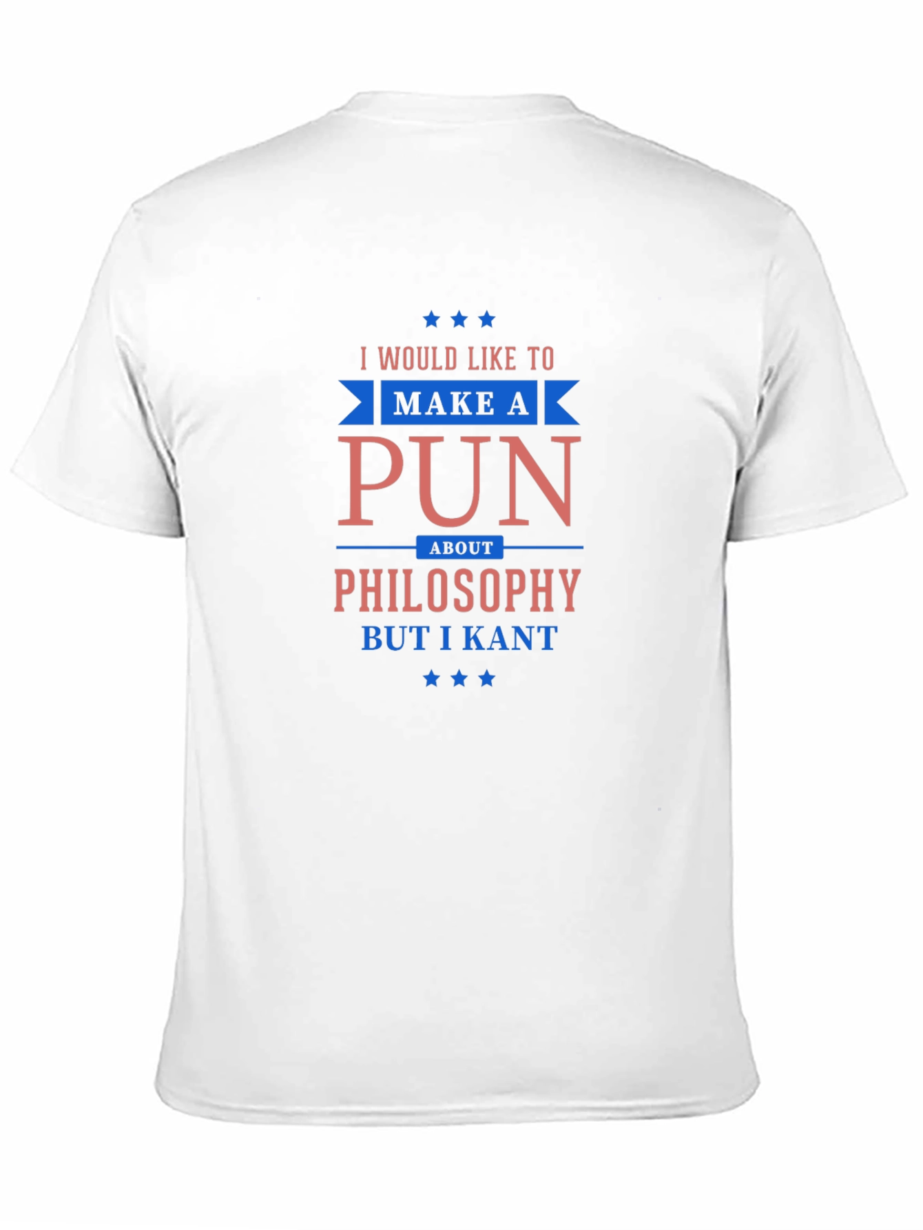 Funny Philosophy Pun T-Shirt - I Kant