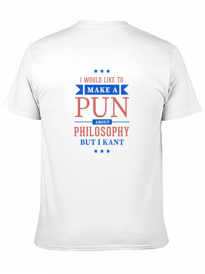 Funny Philosophy Pun T-Shirt - I Kant
