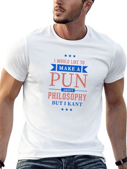 Funny Philosophy Pun T-Shirt - I Kant