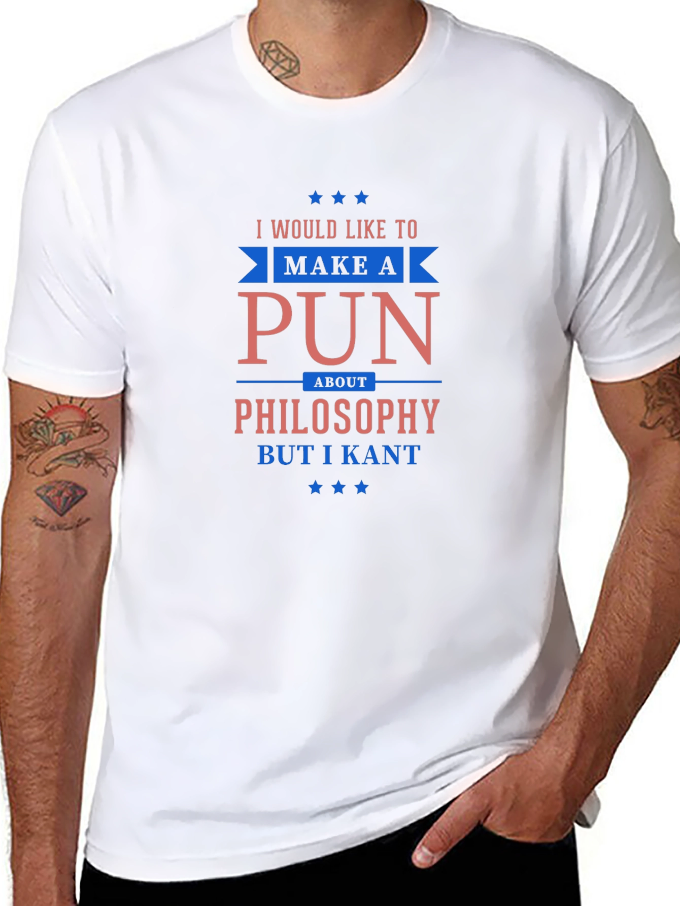Funny Philosophy Pun T-Shirt - I Kant