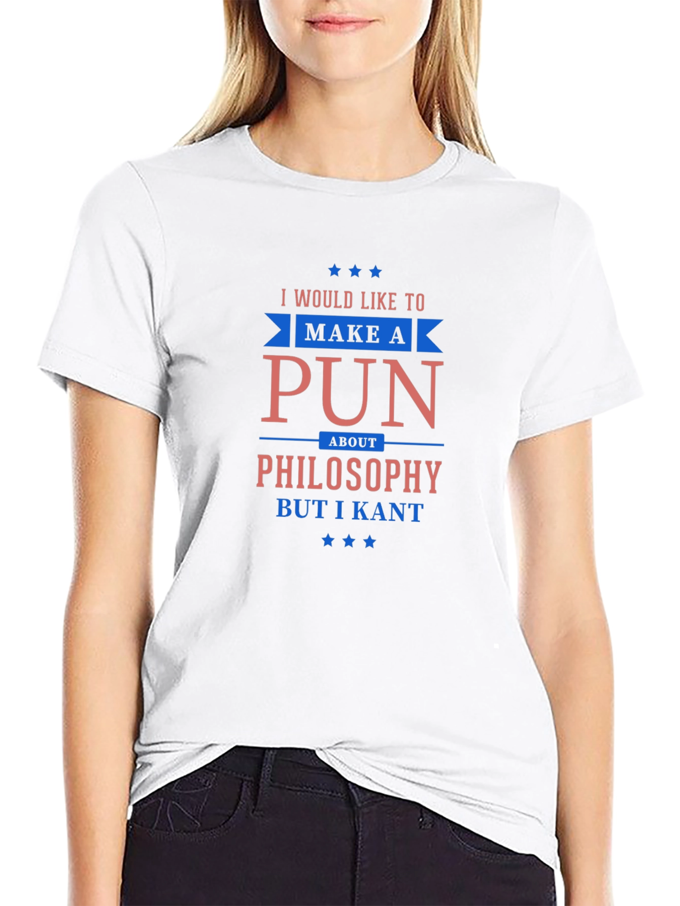 Funny Philosophy Pun T-Shirt - I Kant