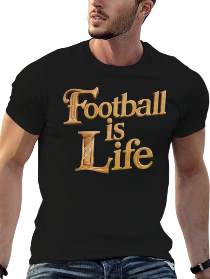Football is Life T-Shirt - Premium Cotton