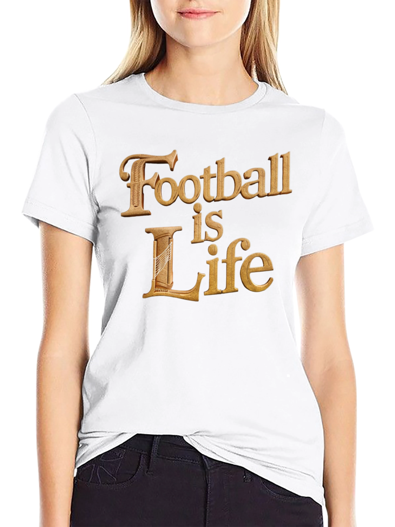 Football is Life T-Shirt - Premium Cotton