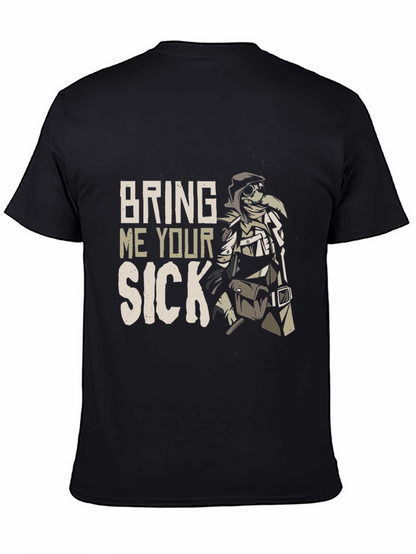 Bring Me Your Sick Plague Doctor Graphic T-Shirt