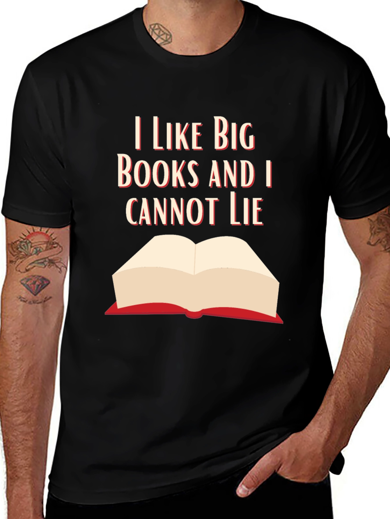 I Like Big Books Funny Graphic T-Shirt