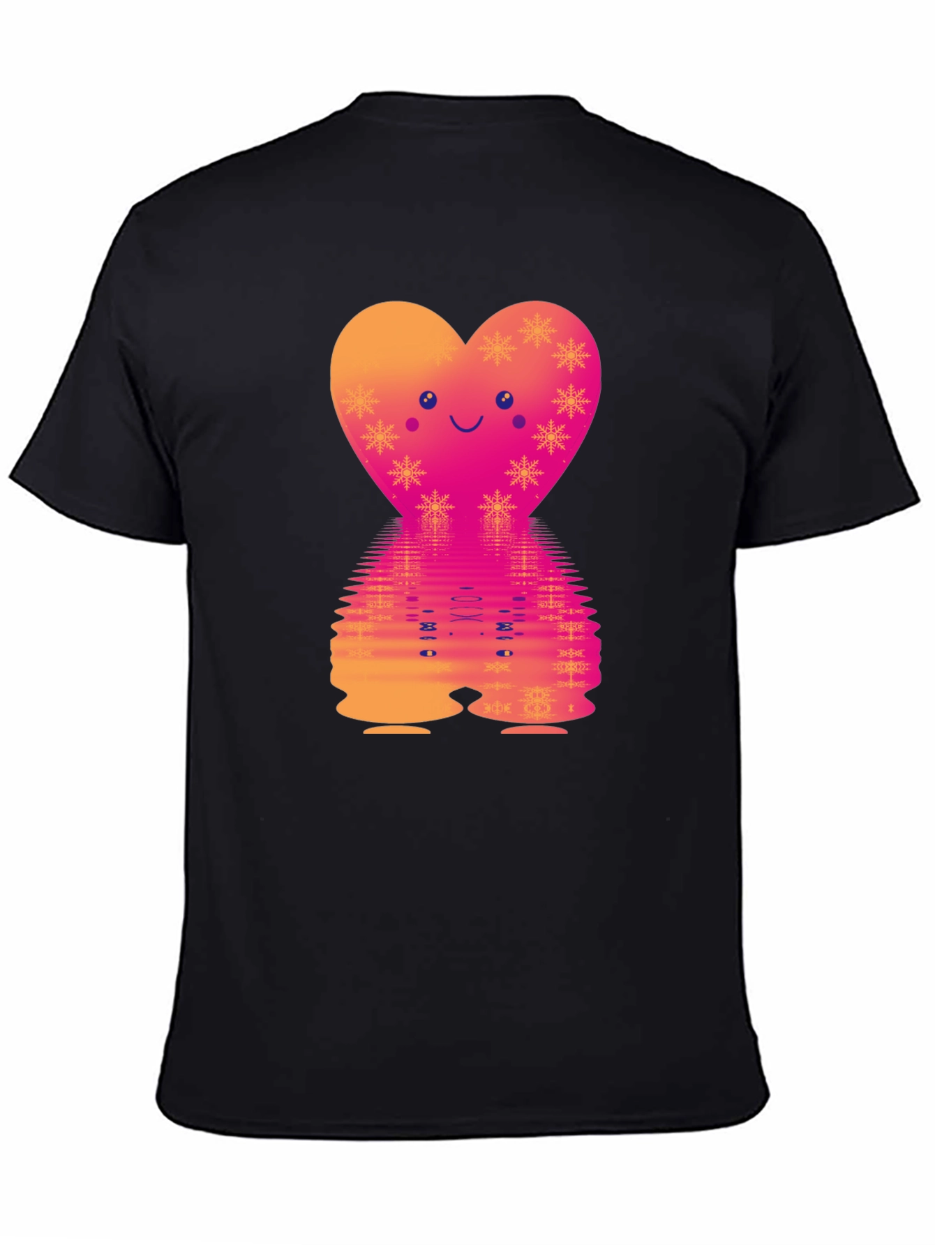 Heart Reflection Graphic Tee - Valentines Day Style