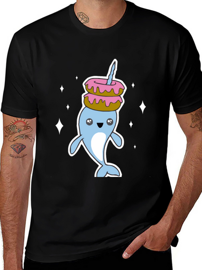 Narwhal Donut Stack T-Shirt