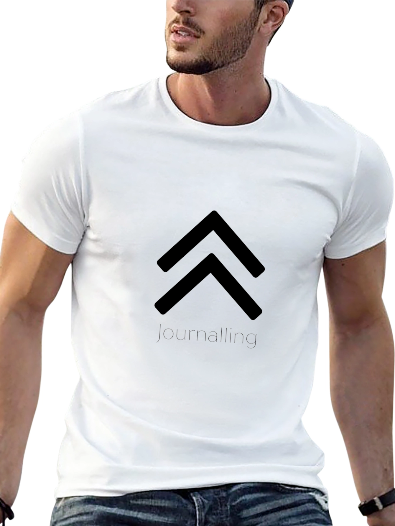 Minimalist Black Arrow Tee