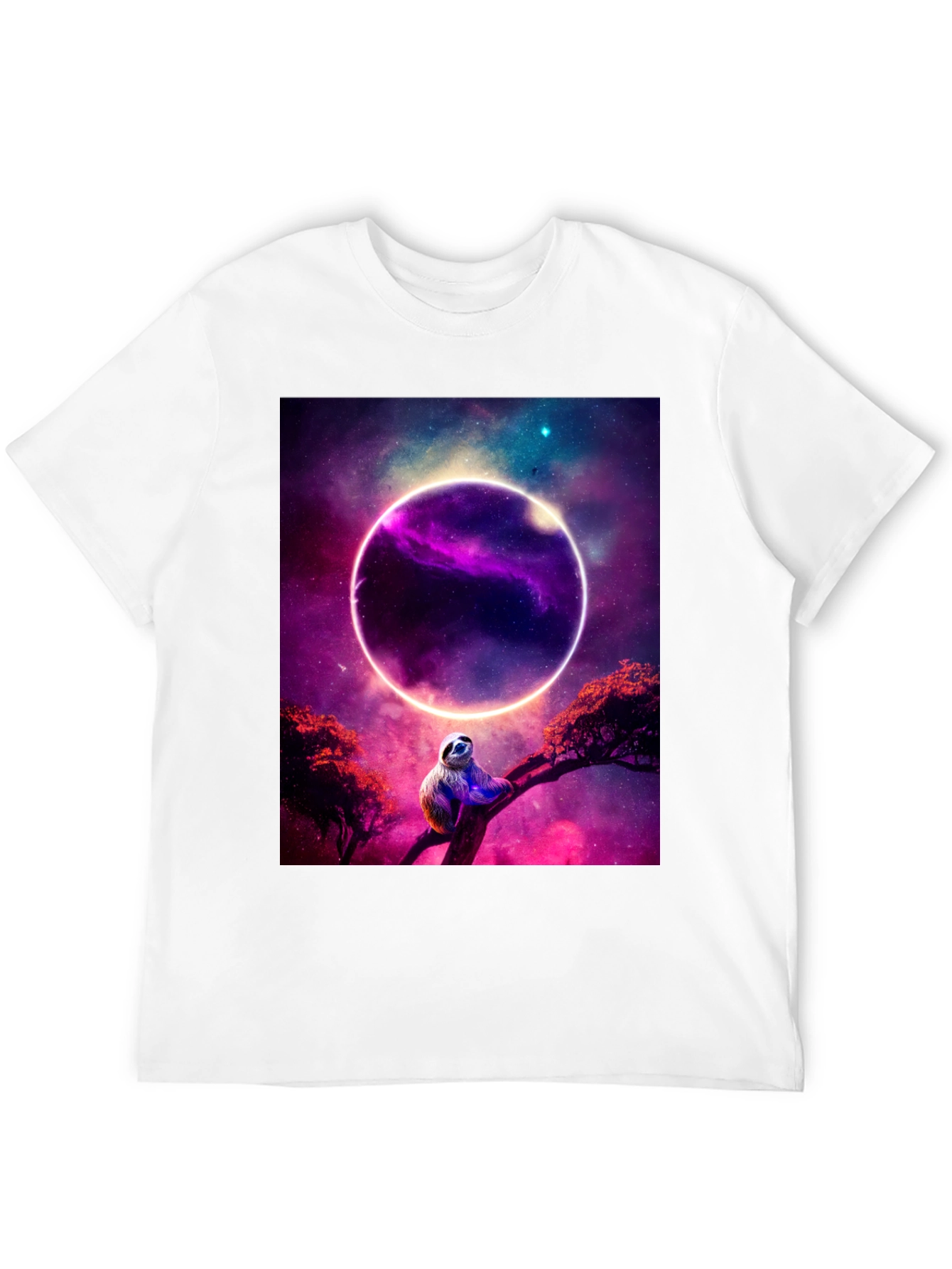 Sloth in Space T-Shirt - Cosmic Sloth Tee