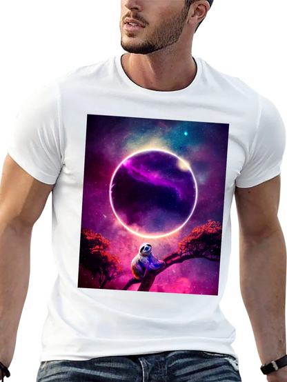 Sloth in Space T-Shirt - Cosmic Sloth Tee