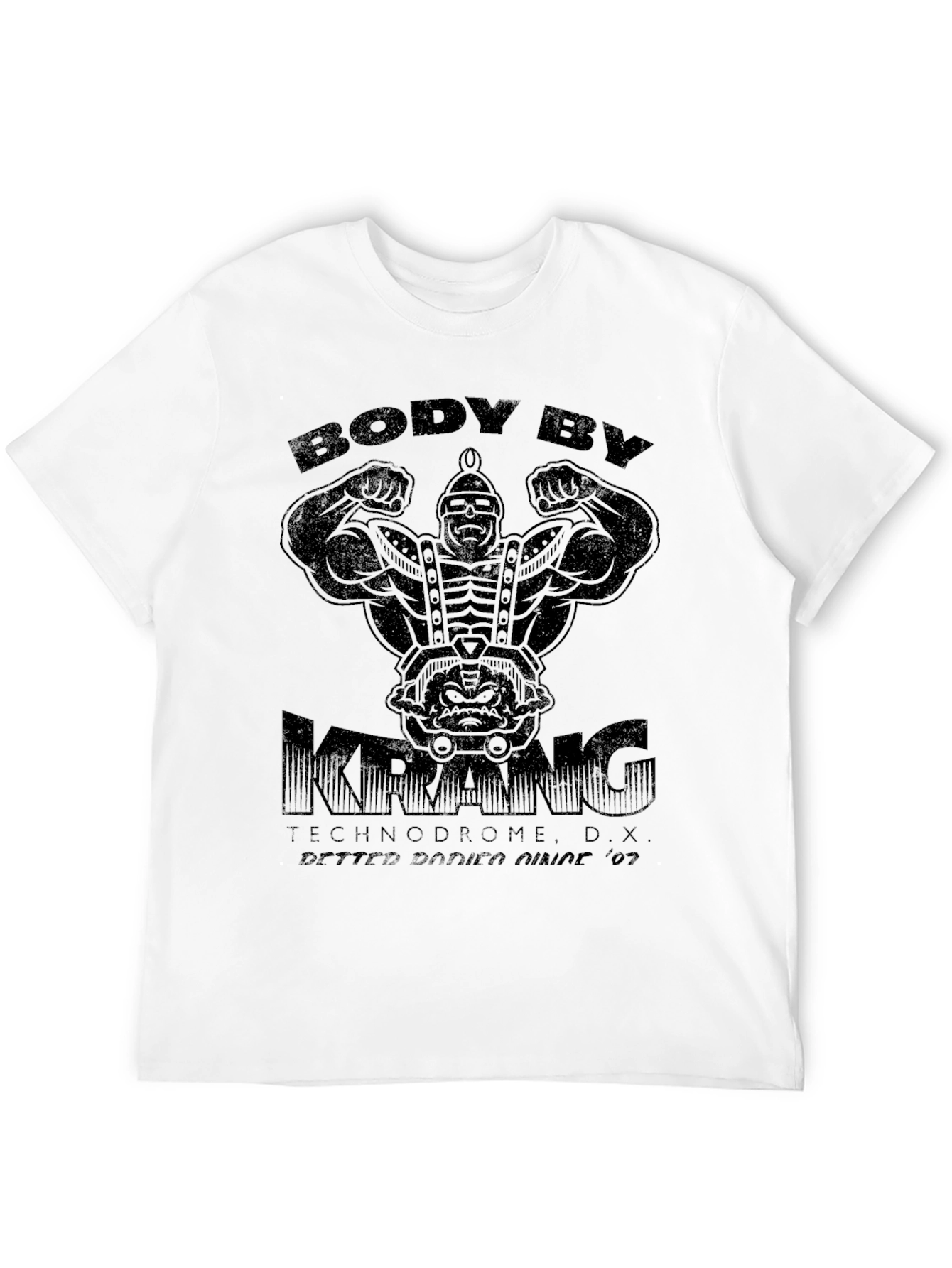 Body By Krang Black Graphic T-Shirt