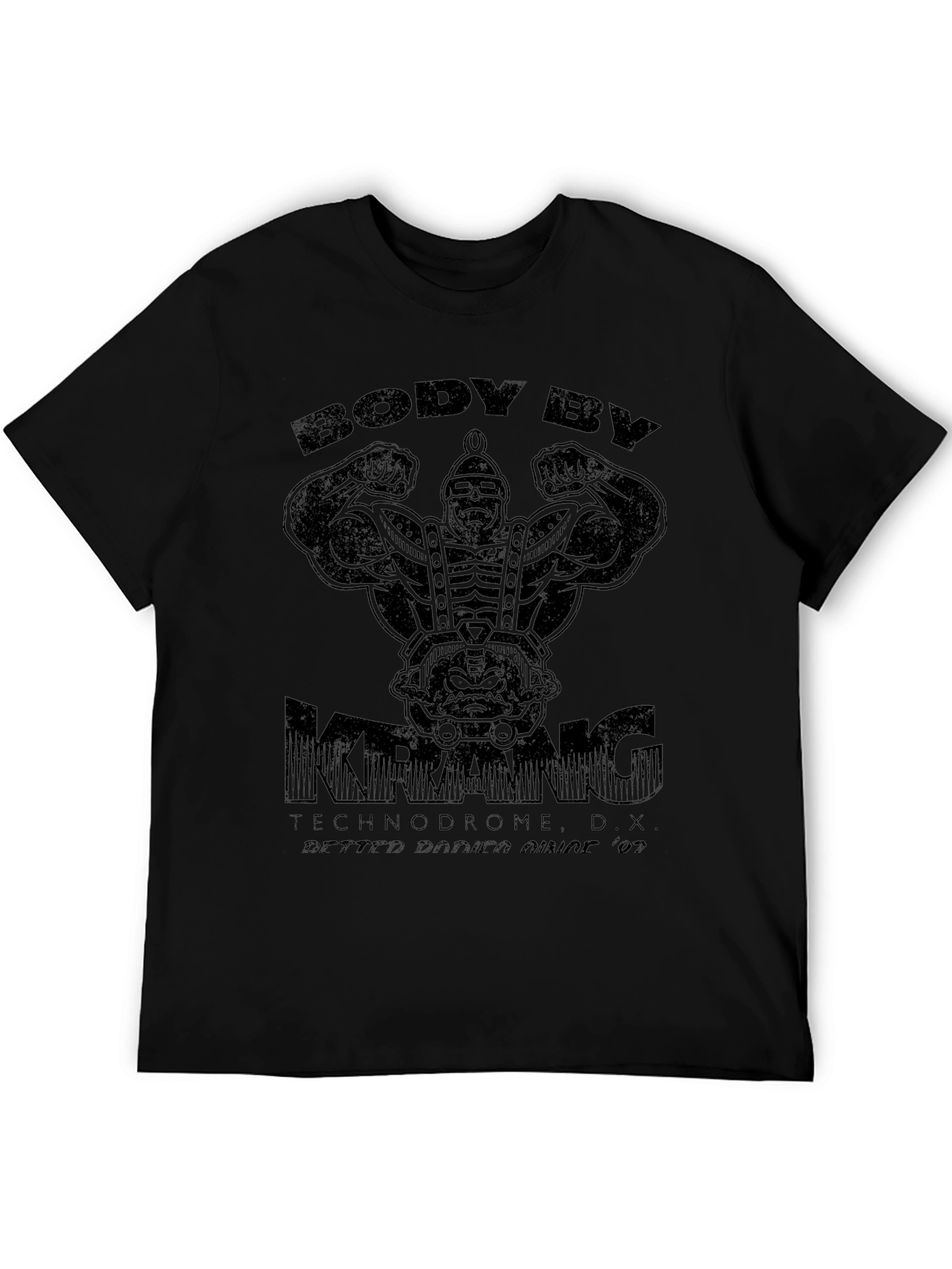 Body By Krang Black Graphic T-Shirt