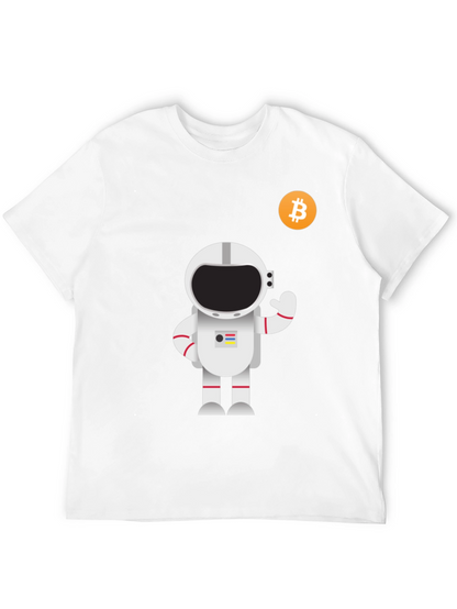 Bitcoin Astronaut Graphic T-Shirt