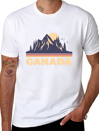 Canada Mountain Graphic T-Shirt