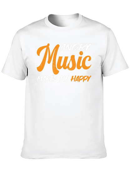 Angry Music Makes Me Happy T-Shirt