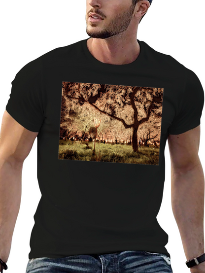 Night Sakura T-Shirt: Illuminated Cherry Blossom Tee