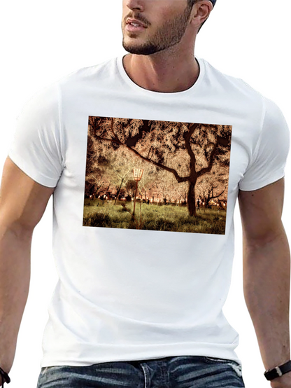 Night Sakura T-Shirt: Illuminated Cherry Blossom Tee