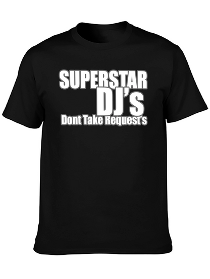 Superstar DJs Black Graphic T-Shirt