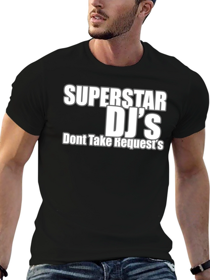 Superstar DJs Black Graphic T-Shirt