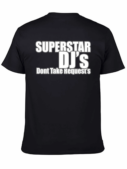 Superstar DJs Black Graphic T-Shirt