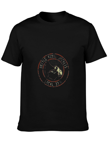 United Vinyl Jockeys T-Shirt - Retro Graphic Tee