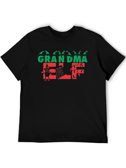 Grandma Elf T-Shirt: Holiday Festive Tee