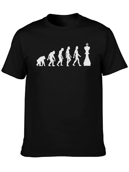Evolution of Chess T-Shirt - Black