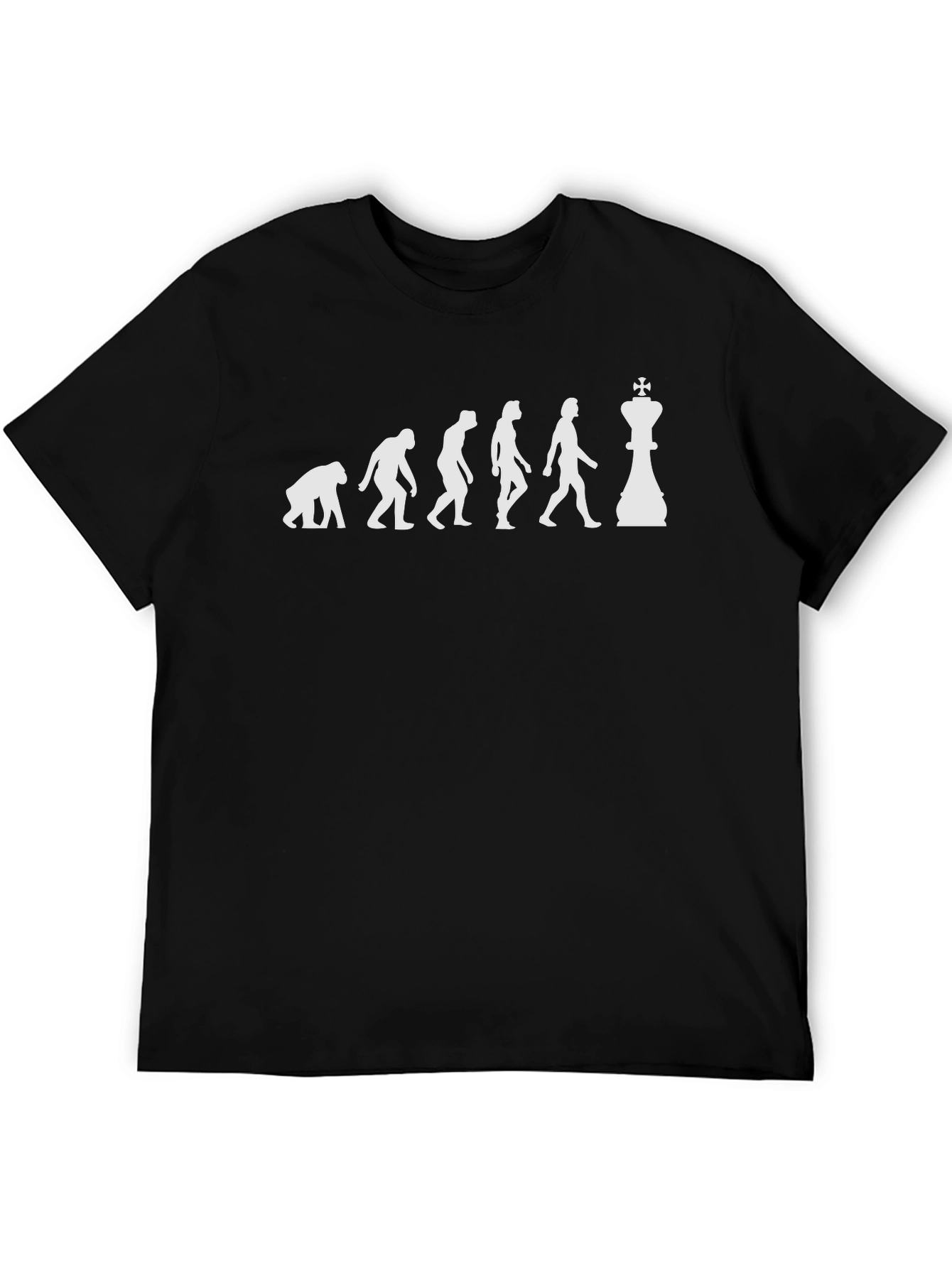 Evolution of Chess T-Shirt - Black